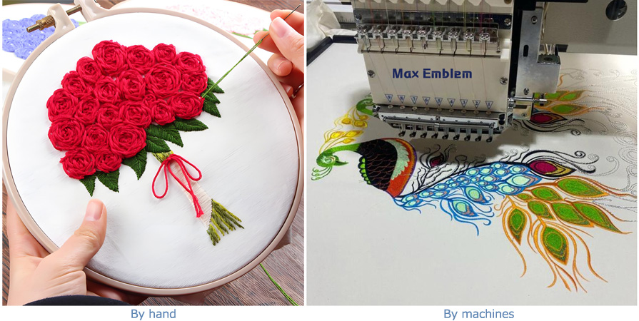 patches by hand and machines