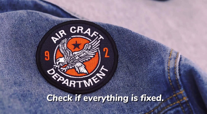 Iron on patch